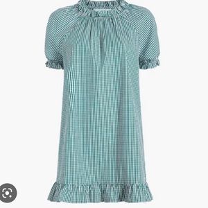 Hill House Green gingham Katherine